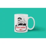 Printed Ceramic Coffee Mug - 1 Pieces, White, 11oz - Image 2