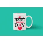 Printed Ceramic Coffee Mug - 1 Pieces, White, 11oz - Image 2