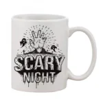 Printed Ceramic Coffee Mug - 1 Pieces, White, 11oz - Image 2