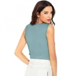 Women's 95% Polyester 5% Spandex Western Wear Tops (Pista) - Image 2
