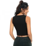 Women's 95% Polyester 5% Spandex Western Wear Tops (Peach) - Image 2