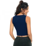 Women's 95% Polyester 5% Spandex Western Wear Tops (Yellow) - Image 2