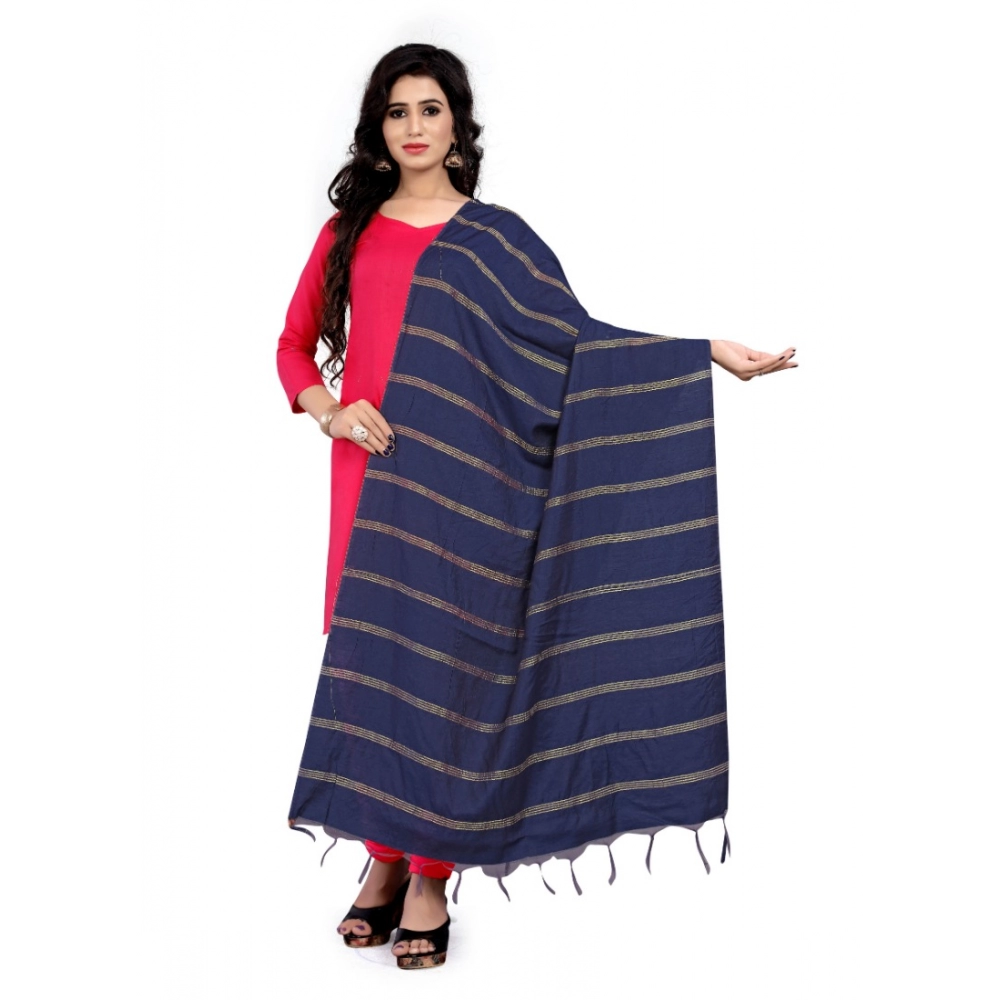 51955863591_e69565002c_o_d-1000x1000-1.webp Women's Cotton Jari Woven Work Dupatta (Blue, Length:2-2.4 mtr) - Image 1