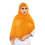 Women's Cotton Silk Strips Printed Dupatta (Musterd Yellow, Length:2-2.4 mtr) - Image 2