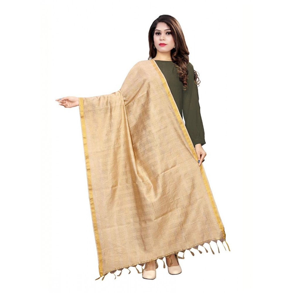 51955924178_e5371495eb_o_d-1000x1000-1.webp Women's Cotton Jari Woven Work Dupatta (Beige, Length:2-2.4 mtr) - Image 1