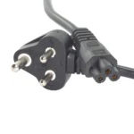 Supreme Quality 1.2 Meter 3Pin Power Cord for Laptop (Black) - Image 2
