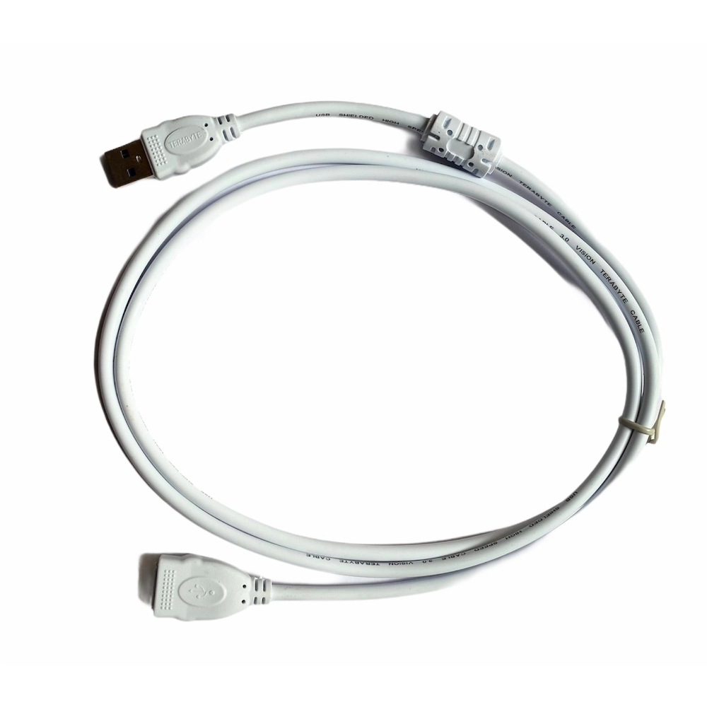 51960124489_1a11481b4a_o_d-1000x1000-1.webp USB Male to Female Extension Cable 1.5 Yards Supports LCD, LED, TV USB Ports Connects Printer, PC, External Hard Drive (White) - Image 1