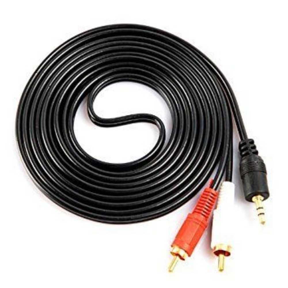 51960405575_1bef55ceff_o_d-1000x1000-1.webp 3.5mm Stereo Audio Male to 2RCA Male EP to 2RCA 1.5 Yards Connects Mobile and Home Theatre (Black) - Image 1