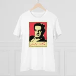 Men's PC Cotton Bengali Designs Printed T Shirt (Color: White, Thread Count: 180GSM) - Image 3