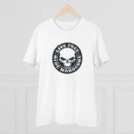 Men's PC Cotton Bike Ride Design Printed T Shirt (Color: White, Thread Count: 180GSM) - Image 3