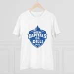Men's PC Cotton Cricket Design Printed T Shirt (Color: White, Thread Count: 180GSM) - Image 3