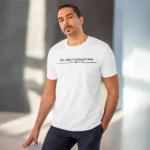 Men's PC Cotton Dil Se Hindustani Printed T Shirt (Color: White, Thread Count: 180GSM) - Image 6