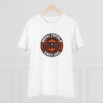 Men's PC Cotton Bike Ride Design Printed T Shirt (Color: White, Thread Count: 180GSM) - Image 3