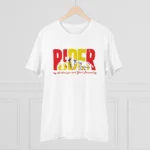 Men's PC Cotton Bike Ride Design Printed T Shirt (Color: White, Thread Count: 180GSM) - Image 3