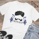 Men's PC Cotton Cricket Design Printed T Shirt (Color: White, Thread Count: 180GSM) - Image 4