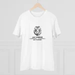 Men's PC Cotton Jay Sardar Printed T Shirt (Color: White, Thread Count: 180GSM) - Image 3