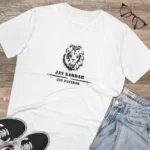 Men's PC Cotton Jay Sardar Printed T Shirt (Color: White, Thread Count: 180GSM) - Image 4