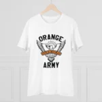 Men's PC Cotton Cricket Design Printed T Shirt (Color: White, Thread Count: 180GSM) - Image 3