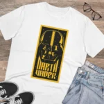 Men's PC Cotton Darth Vader Printed T Shirt (Color: White, Thread Count: 180GSM) - Image 4