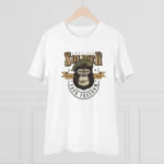 Men's PC Cotton Gorila Desing Printed T Shirt (Color: White, Thread Count: 180GSM) - Image 3