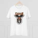 Men's PC Cotton Gorila Desing Printed T Shirt (Color: White, Thread Count: 180GSM) - Image 3