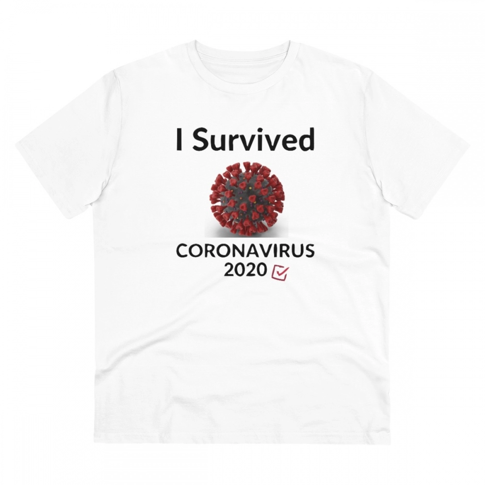 52059833507_3d1ffa2e1b_o_d-1000x1000-1.webp Men's PC Cotton I Survived Corornavirus 2020 Printed T Shirt (Color: White, Thread Count: 180GSM) - Image 1