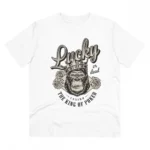 Men's PC Cotton Gorila Desing Printed T Shirt (Color: White, Thread Count: 180GSM)
