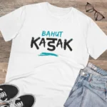 Men's PC Cotton Bahot Kadak Printed T Shirt (Color: White, Thread Count: 180GSM) - Image 4