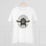Men's PC Cotton Gorila Desing Printed T Shirt (Color: White, Thread Count: 180GSM) - Image 3