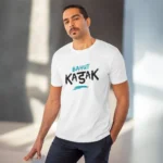 Men's PC Cotton Bahot Kadak Printed T Shirt (Color: White, Thread Count: 180GSM) - Image 6