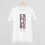 Men's PC Cotton Exposure Printed T Shirt (Color: White, Thread Count: 180GSM) - Image 3