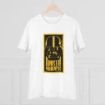 Men's PC Cotton Darth Vader Printed T Shirt (Color: White, Thread Count: 180GSM) - Image 3