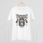 Men's PC Cotton Gorila Desing Printed T Shirt (Color: White, Thread Count: 180GSM) - Image 3