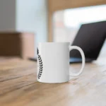 Ceramic 50th Anniversary Printed Coffee Mug (Color: White, Capacity:330ml) - Image 2