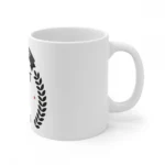 Ceramic 1st Anniversary Printed Coffee Mug (Color: White, Capacity:330ml) - Image 4