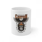Ceramic Gorila Desing Printed Coffee Mug (Color: White, Capacity:330ml)