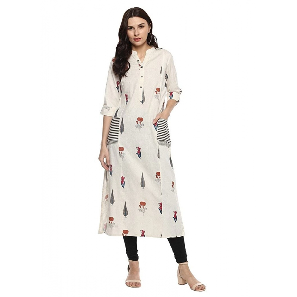 52232939961_064de4123c_o_d-1000x1000-1.webp Women's Khadi Printed A Line Kurti (Off White, Khadi) - Image 1