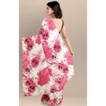 Women's Joya Silk Saree with Blouse (Pink, 5-6 Mtrs) - Image 2