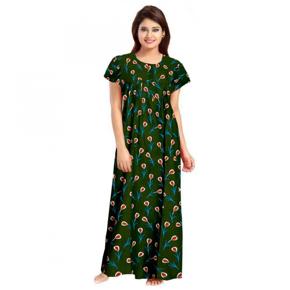 52360353497_033f42bacc_o_d-1000x1000-1.webp Women's Cotton Printed Maxi Nighty (Green) - Image 1