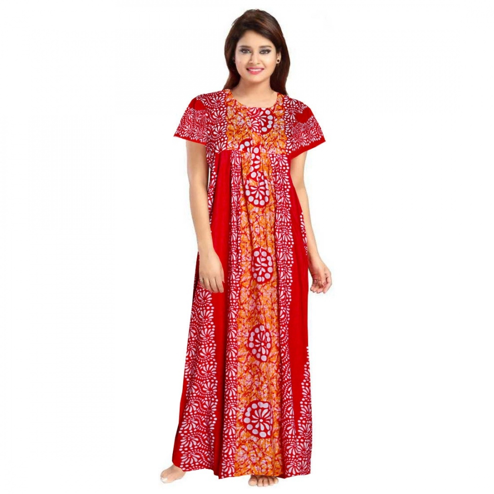 52360361162_587c185a0f_o_d-1000x1000-1.webp Women's Cotton Printed Maxi Nighty (Red) - Image 1