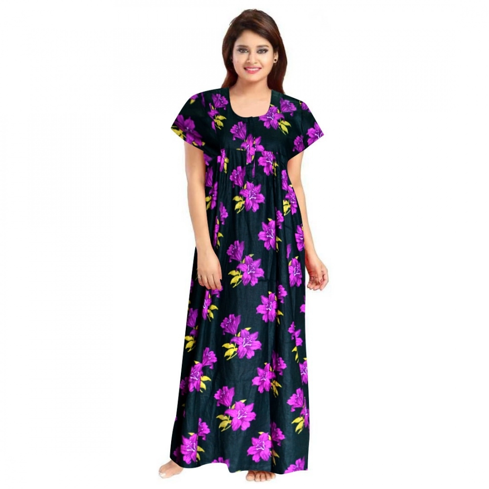 52361623759_3560723385_o_d-1000x1000-1.webp Women's Cotton Printed Maxi Nighty (Pink) - Image 1