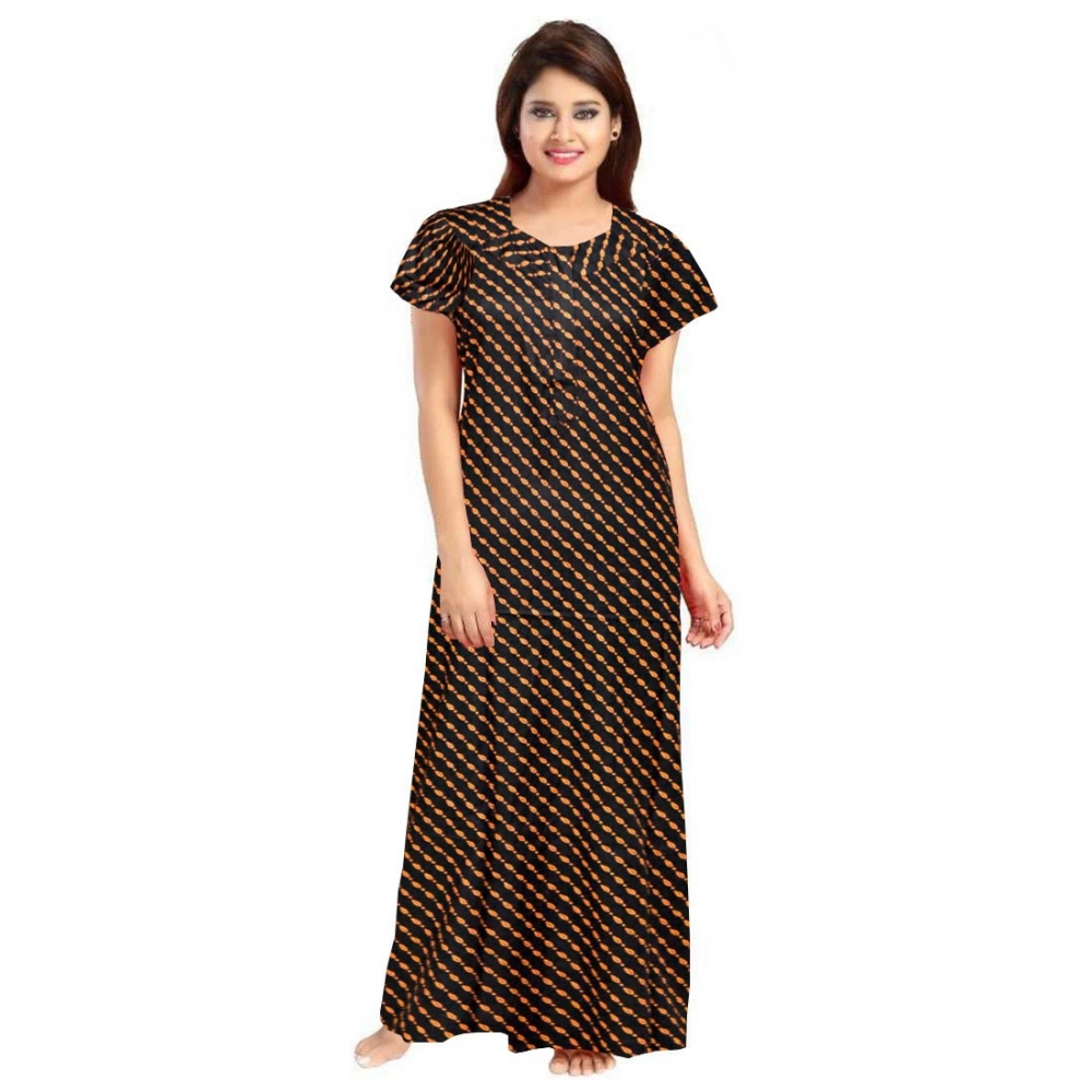 52361732420_b197e3b6da_o_d-1000x1000-1.webp Women's Cotton Printed Maxi Nighty (Brown) - Image 1