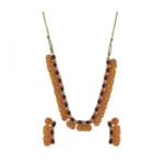 Women's Elegent Laxmi Coin Shape Jewellery Chowker Set (Blue, Free Size)
