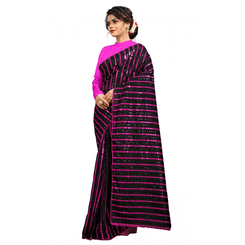 52371244918_8e1dd97e05_o_d-1000x1000-1.webp Women's Vichitra Saree with Blouse (Pink, 5-6 Mtrs) - Image 1