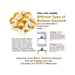 2Nd Birthday Decoration Items For Boys Or Girls (Golden) - Image 2