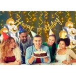 Happy Birthday Decoration Kit Combo With Fairy Led Light (Multicolor) - Image 2