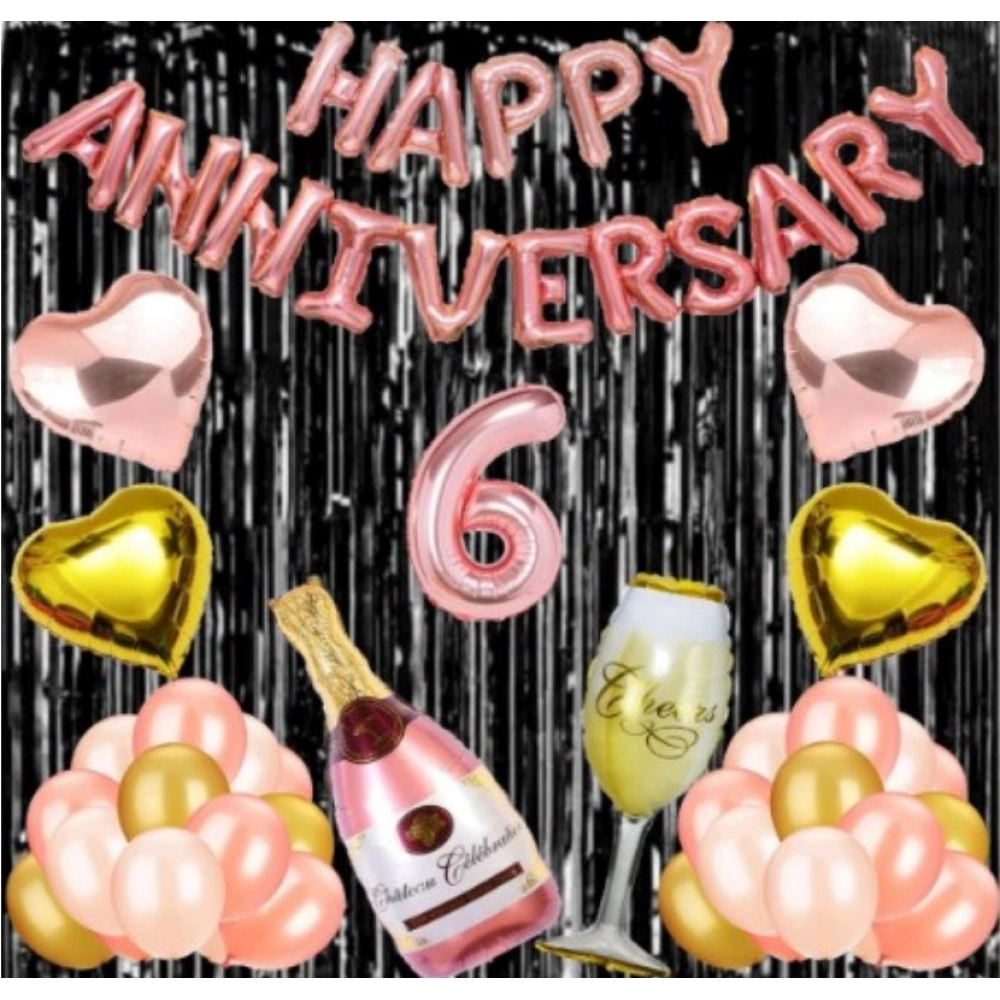 52583083330_f8916dc162_o_d-1000x1000-1.webp 6Th Anniversary Rose Gold Foil Balloons With Happy Decoration Items Set (Rose Gold) - Image 1