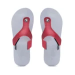Unisex Rubber Lightweight T-Style Slippers (Maroon) - Image 2