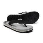 Unisex Rubber Men's Slippers for Ultimate Comfort (Grey) - Image 2