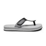 Unisex Rubber Lightweight T-Style Slippers (Grey) - Image 5